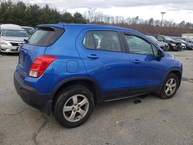 KL7CJPSB1FB256286 - 2015 CHEVROLET TRAX 1LS BLUE photo 3