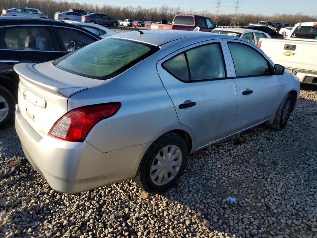 3N1CN7AP3JL856578 - 2018 NISSAN VERSA S SILVER photo 3