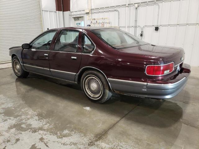 1G1BL52P3SR101340 - 1995 CHEVROLET CAPRICE / CLASSIC SS BURGUNDY photo 2