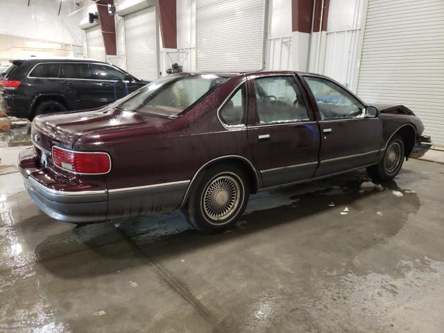 1G1BL52P3SR101340 - 1995 CHEVROLET CAPRICE / CLASSIC SS BURGUNDY photo 3