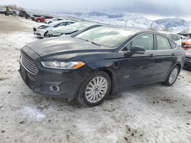 3FA6P0PU5GR320641 - 2016 FORD FUSION SE PHEV BLACK photo 1