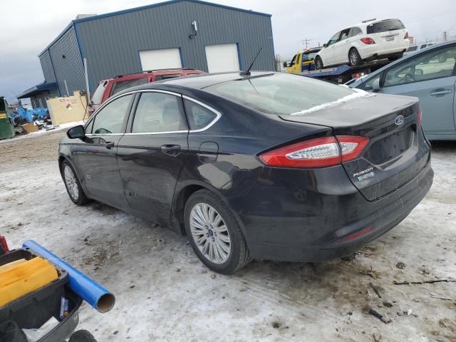 3FA6P0PU5GR320641 - 2016 FORD FUSION SE PHEV BLACK photo 2