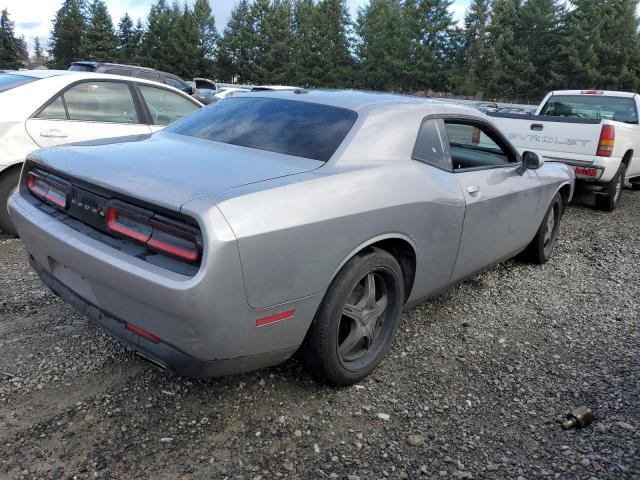 2C3CDZAG2FH793523 - 2015 DODGE CHALLENGER SXT SILVER photo 3