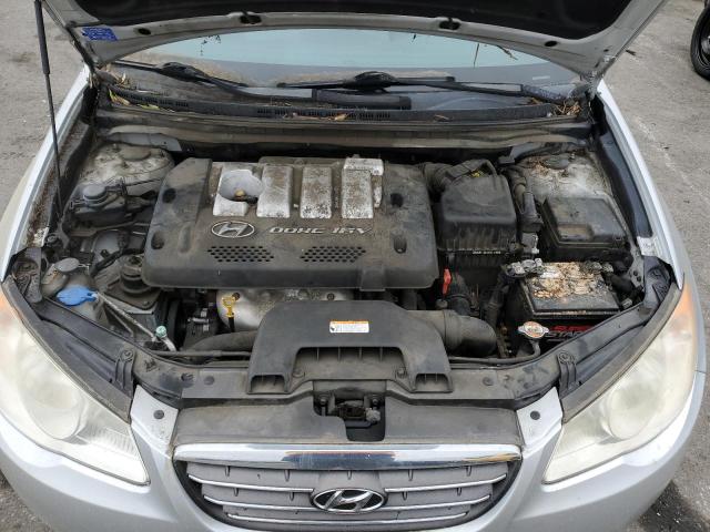 KMHDU46D27U031627 - 2007 HYUNDAI ELANTRA GLS SILVER photo 11