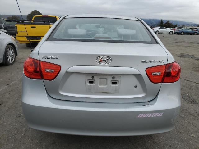 KMHDU46D27U031627 - 2007 HYUNDAI ELANTRA GLS SILVER photo 6