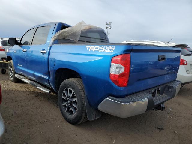 5TFHW5F19GX532556 - 2016 TOYOTA TUNDRA CREWMAX LIMITED BLUE photo 2