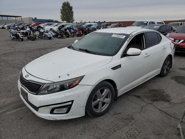 5XXGM4A71EG320455 - 2014 KIA OPTIMA LX WHITE photo 1