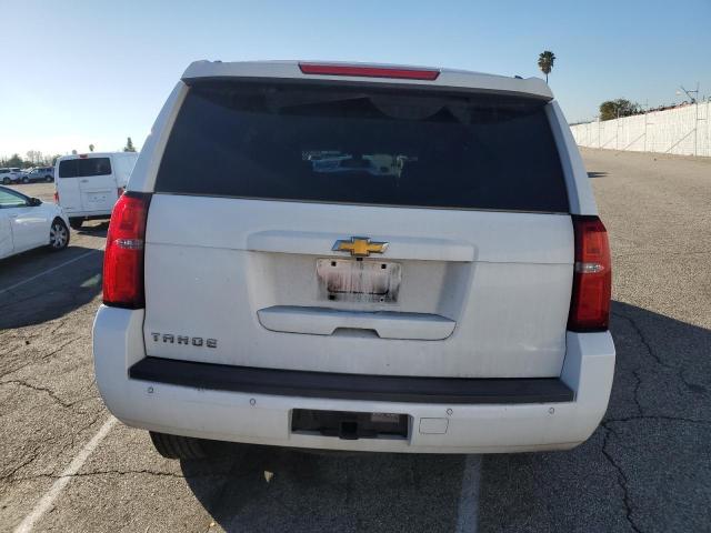 1GNSCAEC6FR242666 - 2015 CHEVROLET TAHOE C1500  LS WHITE photo 6