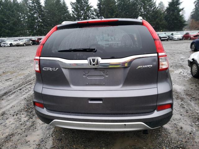 2HKRM4H73FH662395 - 2015 HONDA CR-V EXL CHARCOAL photo 6