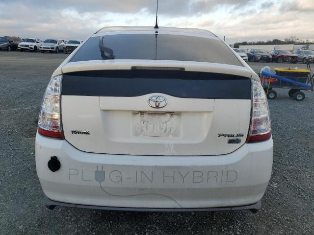 JTDKB20U297875635 - 2009 TOYOTA PRIUS WHITE photo 6