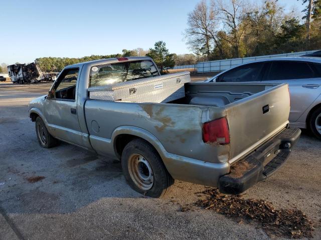 1GCCS145528229054 - 2002 CHEVROLET S TRUCK S10 TAN photo 2