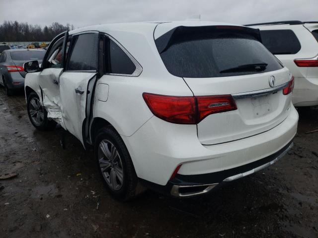 5J8YD4H33LL032622 - 2020 ACURA MDX WHITE photo 2