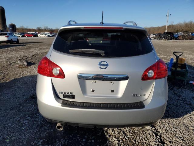 JN8AS5MV5DW656347 - 2013 NISSAN ROGUE S SILVER photo 6