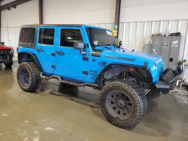 1C4BJWDG3CL103481 - 2012 JEEP WRANGLER U SPORT BLUE photo 4