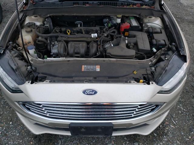 3FA6P0H76HR217917 - 2017 FORD FUSION SE TAN photo 11