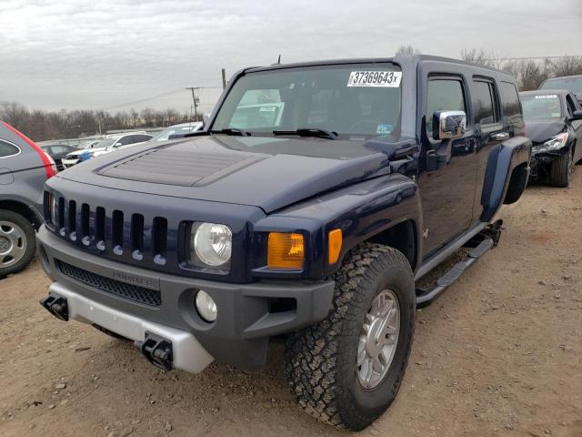 5GTEN13E988148318 - 2008 HUMMER H3 BLUE photo 1