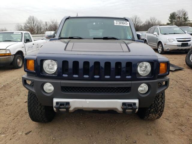 5GTEN13E988148318 - 2008 HUMMER H3 BLUE photo 5