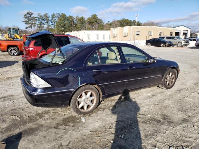 WDBRF61J33A535482 - 2003 MERCEDES-BENZ C 240 PURPLE photo 3