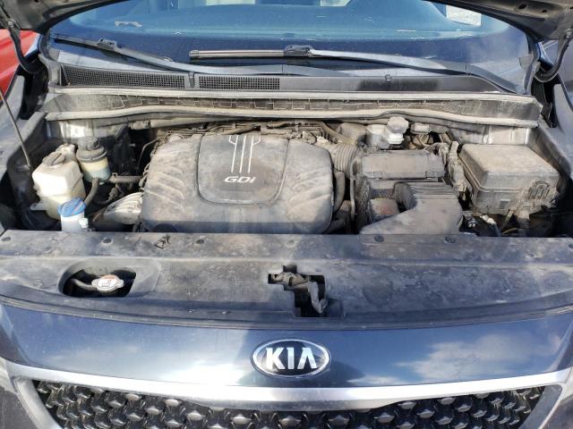 KNDMC5C12G6131030 - 2016 KIA SEDONA EX BLACK photo 12