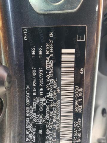 JTEBU5JR6J5589255 - 2018 TOYOTA 4RUNNER SR5/SR5 PREMIUM 灰色 照片 12