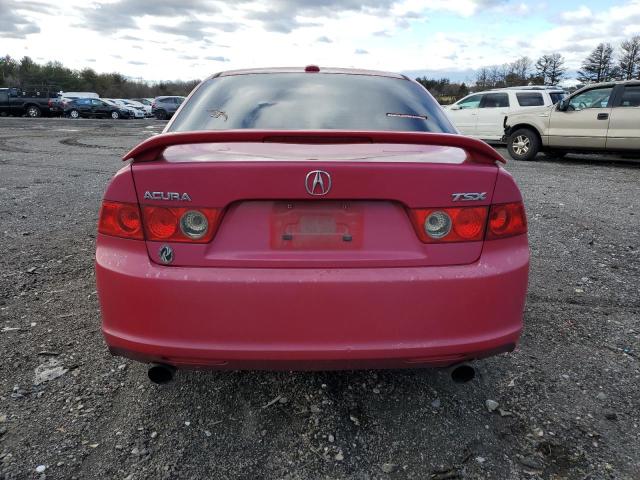 JH4CL96816C019684 - 2006 ACURA TSX RED photo 6