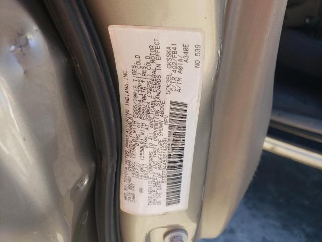 5TDZT34A83S142391 - 2003 TOYOTA SEQUOIA SR5 GOLD photo 12