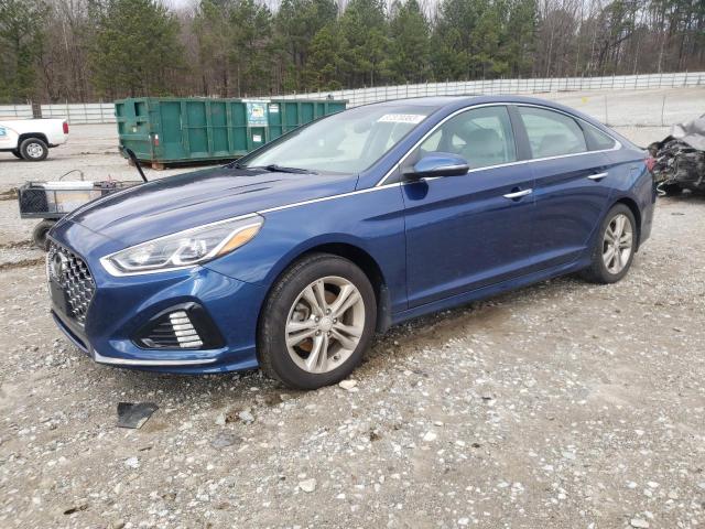 5NPE34AF0KH729029 - 2019 HYUNDAI SONATA LIMITED BLUE photo 1