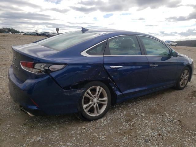 5NPE34AF0KH729029 - 2019 HYUNDAI SONATA LIMITED BLUE photo 3