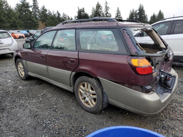 4S3BH6867Y7671018 - 2000 SUBARU LEGACY OUTBACK LIMITED TWO TONE photo 2