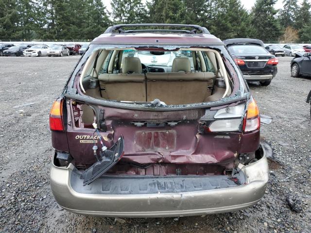 4S3BH6867Y7671018 - 2000 SUBARU LEGACY OUTBACK LIMITED TWO TONE photo 6