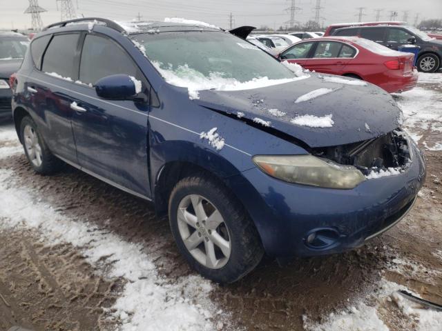 JN8AZ18W79W145267 - 2009 NISSAN MURANO S BLUE photo 4