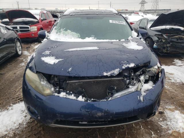 JN8AZ18W79W145267 - 2009 NISSAN MURANO S BLUE photo 5