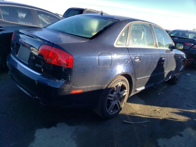 WAUAF78E58A030884 - 2008 AUDI A4 2.0T BLUE photo 3