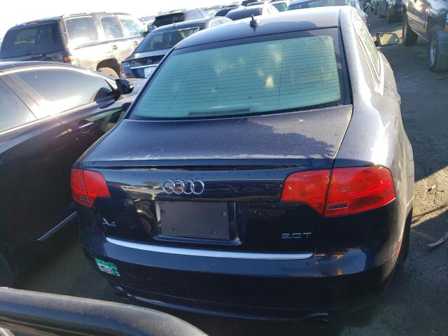 WAUAF78E58A030884 - 2008 AUDI A4 2.0T BLUE photo 6