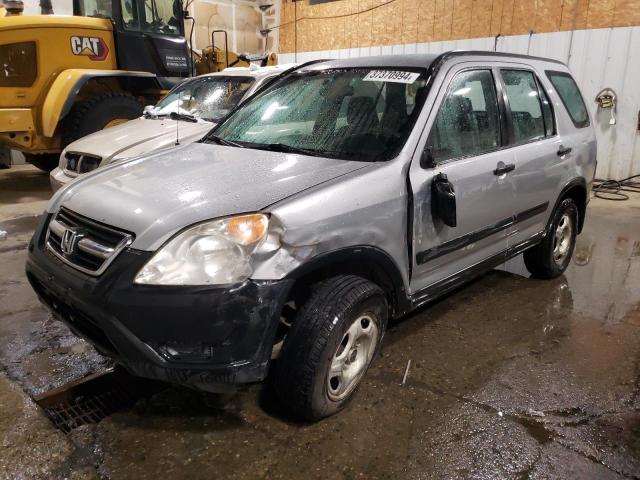 JHLRD78523C017876 - 2003 HONDA CR-V LX SILVER photo 1