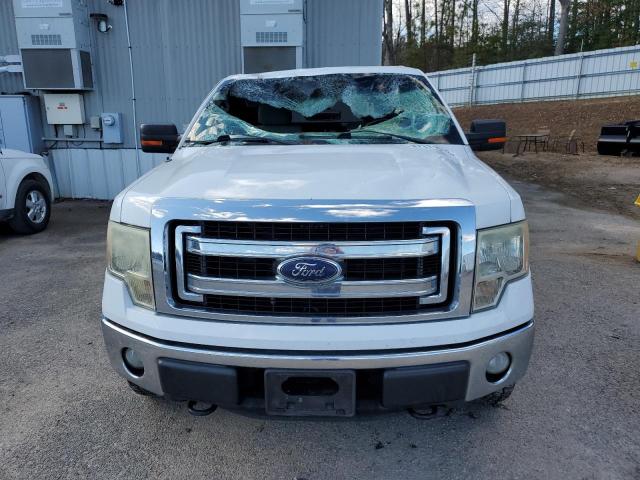 1FTFX1EF5DKD49254 - 2013 FORD F150 SUPER CAB WHITE photo 5