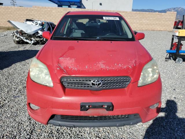 2T1KR32E35C345674 - 2005 TOYOTA COROLLA MA XR RED photo 5