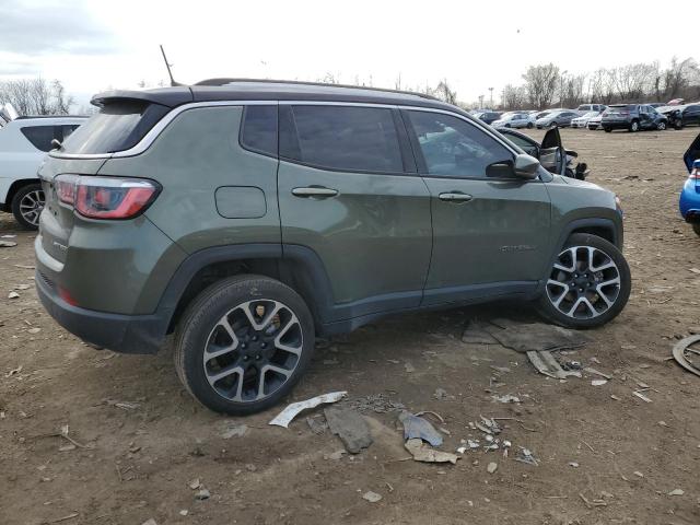 3C4NJDCB3JT298247 - 2018 JEEP COMPASS LIMITED GREEN photo 3