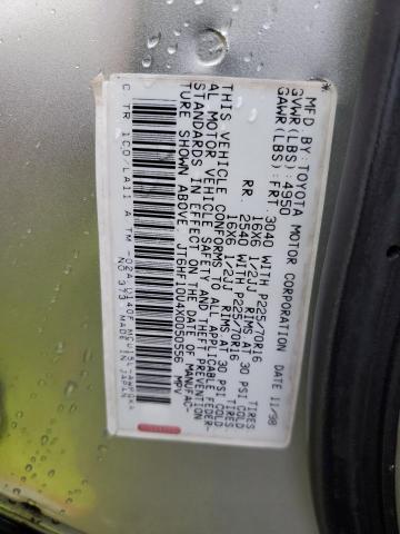 JT6HF10U4X0050556 - 1999 LEXUS RX 300 SILVER photo 13