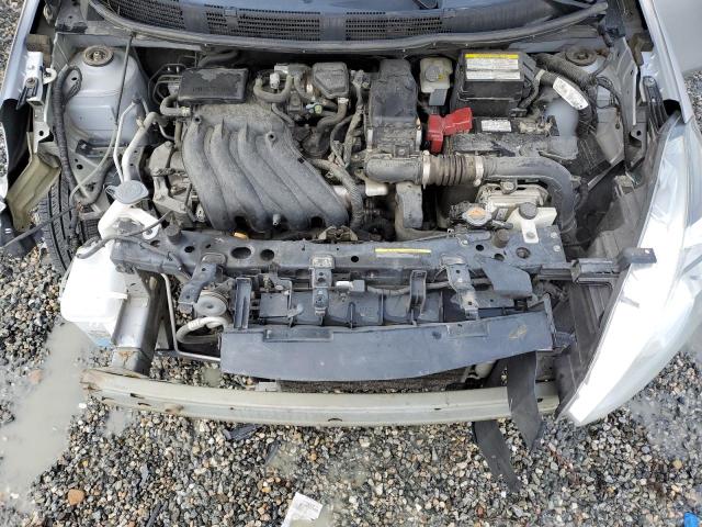 3N1CN7AP3HL833487 - 2017 NISSAN VERSA S SILVER photo 11