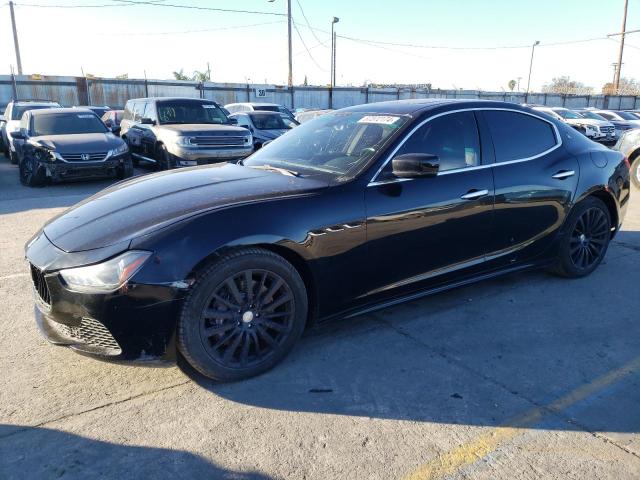 ZAM57XSA5F1135375 - 2015 MASERATI GHIBLI BLACK photo 1