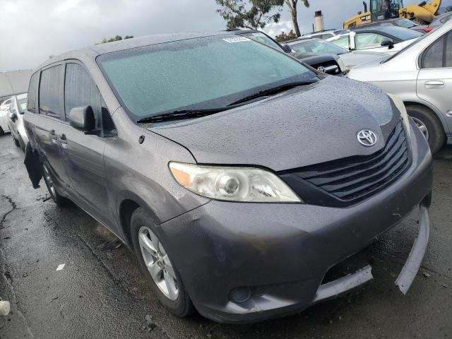 5TDZK3DCXES501800 - 2014 TOYOTA SIENNA GRAY photo 4