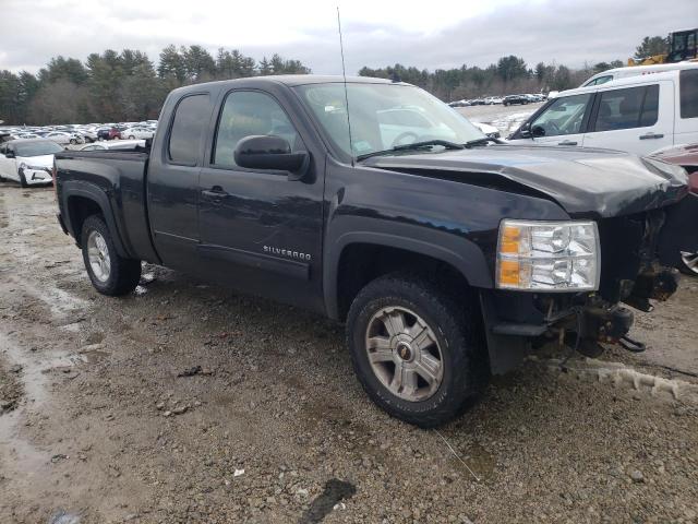 1GCEK39069Z282304 - 2009 CHEVROLET SILVERADO BLACK photo 4