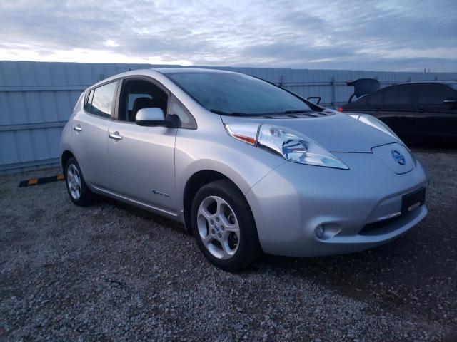 1N4AZ0CP4DC404304 - 2013 NISSAN LEAF S SILVER photo 4