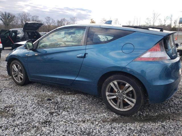 JHMZF1C44DS003132 - 2013 HONDA CR-Z BLUE photo 2