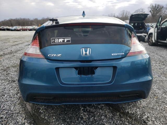 JHMZF1C44DS003132 - 2013 HONDA CR-Z BLUE photo 6