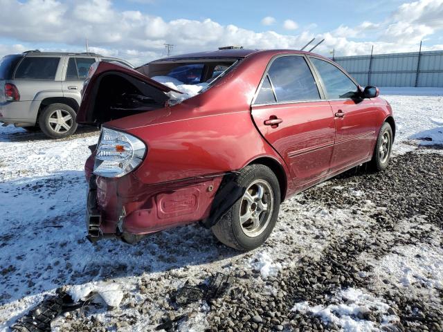 JTDBE32K440261602 - 2004 TOYOTA CAMRY LE BURGUNDY photo 3