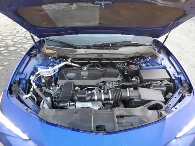 19UUB5F56NA001586 - 2022 ACURA TLX TECH A ლურჯი ფოტო 11