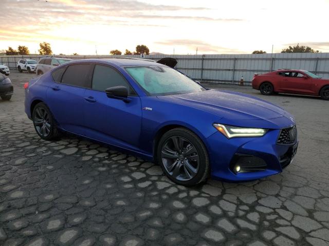 19UUB5F56NA001586 - 2022 ACURA TLX TECH A ლურჯი ფოტო 4