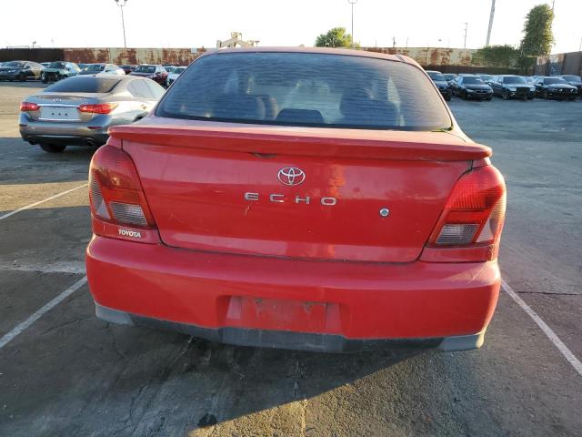 JTDAT1230Y5008767 - 2000 TOYOTA ECHO RED photo 6